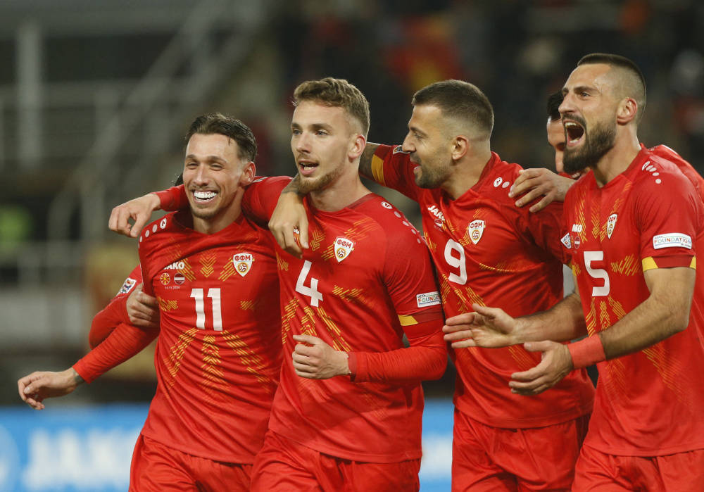 北马其顿队打出高水平比赛，取得突破